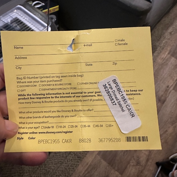 Pebble Grained Dooney & Bourke Large Domed Satchel - Picture 3 of 5